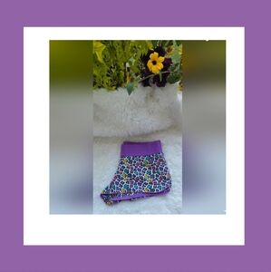 Vintage Xhilaration Purple Waistband Animal Print XL Shorts